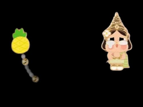 Pop Mart Crybaby Hello Thailand Series Thank You (Secret Edition) Badge