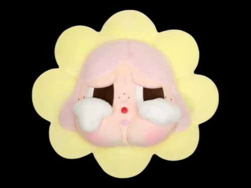 Pop Mart CRYBABY Sad Club Series Pillow Pink