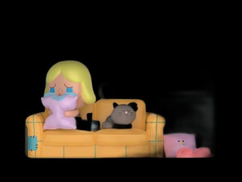 Pop Mart CRYBABY Sad Club Series Scene Sets Teardrops on the Pillow Figure Set
