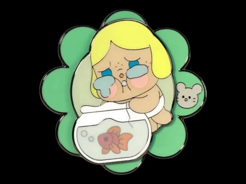 Pop Mart CRYBABY Sad Club Series Teardrop Bowl Fidget Spinner