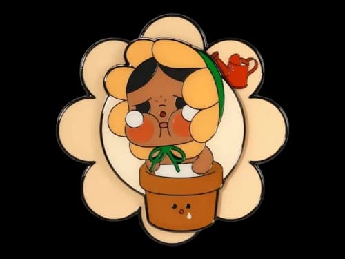 Pop Mart CRYBABY Sad Club Series Withering Flower Fidget Spinner