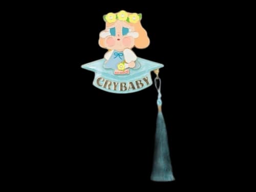 Pop Mart CRYBABY Sunset Concert Series Excellent Teacher Badge