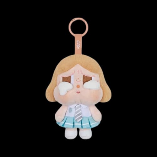 Pop Mart CRYBABY Sunset Concert Series Plush Pendant Beige Blue