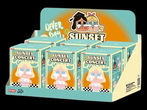 Pop Mart CRYBABY Sunset Concert Series Plush Pendant Sealed Case (6 Blind Box)