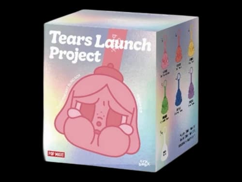 Pop Mart CRYBABY Tears Launch Project Series Plush Pendant Single Blind Box
