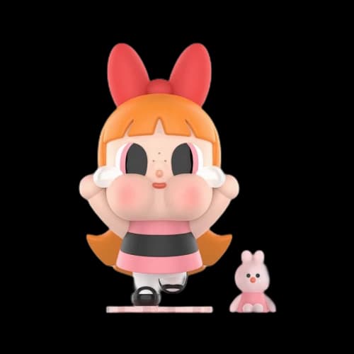 Pop Mart CRYBABY x Powerpuff Girls Series Blossom Figure