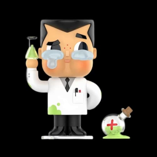 Pop Mart CRYBABY x Powerpuff Girls Series Professor Utonium Figure