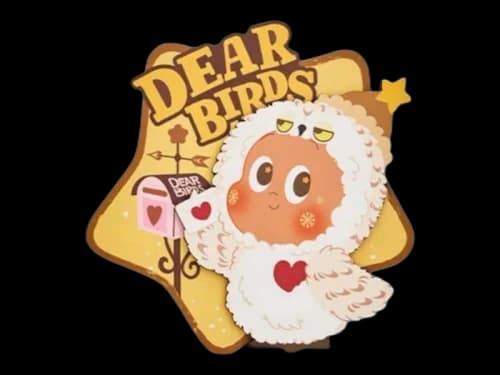 Pop Mart Dear Bird Series Waiting in Snow Fridge Magnet