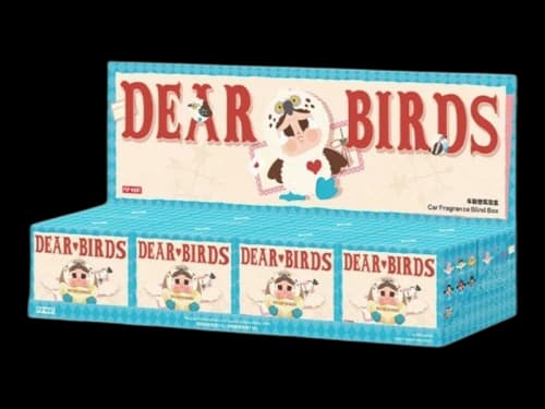 Pop Mart Dear Birds Series Car Fragrance Sealed Case (8 Blind Boxes)