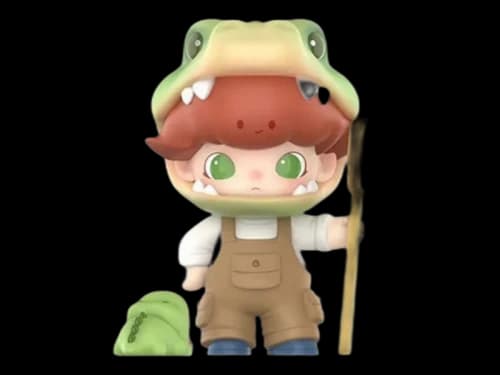Pop Mart Dimoo Animal Kingdom Series Crocodile Cleaner Figure