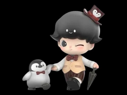 Pop Mart Dimoo Animal Kingdom Series Penguin Tango Figure