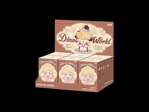 Pop Mart DIMOO Crush on Coffee Series Plush Keychain Sealed Case (6 Blind Box)
