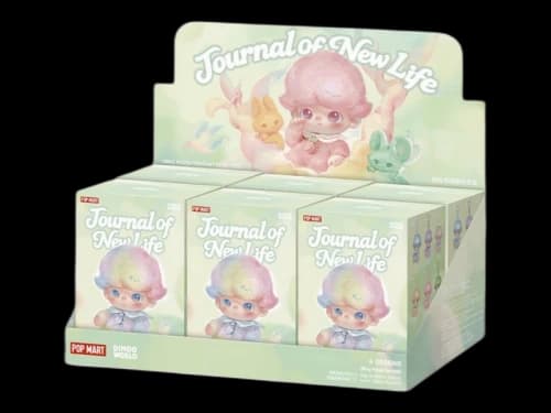Pop Mart DIMOO Journal of New Life Series Vinyl Plush Pendant Sealed Case (6 Blind Box)