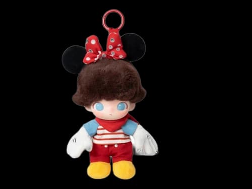 Pop Mart DIMOO World x Disney Series Minnie's Balloon Vinyl Plush Keychain