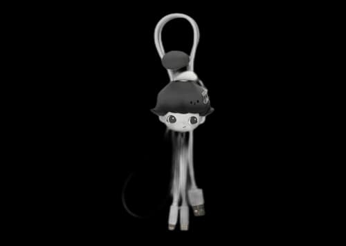 Pop Mart DIMOO World x Disney Series The Captain of Steamboat Willie (Secret Edition) 2 in 1 Cable