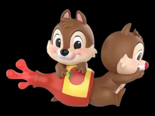 Pop Mart Disney Chip 'n' Dale Fun-loving Brothers Series Squeeze Ketchup Figure
