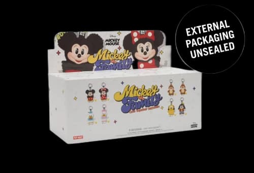 Pop Mart Disney 'Mickey Family Together' Series Plush Keychain Sealed Case (8 Blind Boxes) (2025) - External Packaging Unsealed