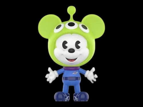 Pop Mart Disney Mickey Remixed: Mickey Meets Pixar Series Alien Mickey Figure