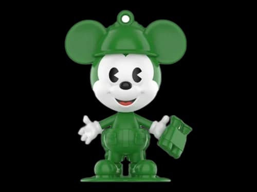 Pop Mart Disney Mickey Remixed: Mickey Meets Pixar Series Green Army Man Mickey Secret Edition Figure