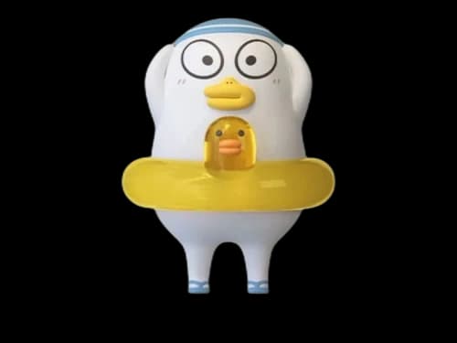 Pop Mart Duckyo Never Grows Up Series Snuggle Struggle Figure