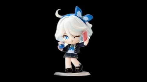 Pop Mart Genshin Impact Academy's Light and Shadow Poetry Chibi Series Furina: All Eyes on Me Figure