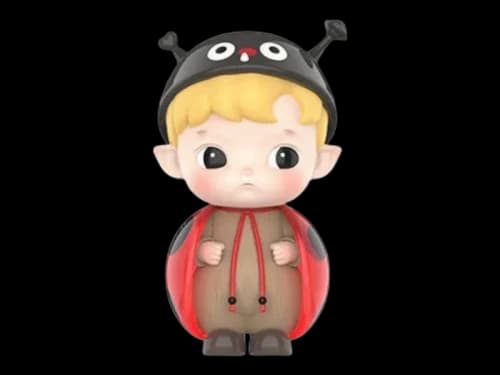 Pop Mart HACIPUPU Adventures In The Woods Series Ladybug Figure
