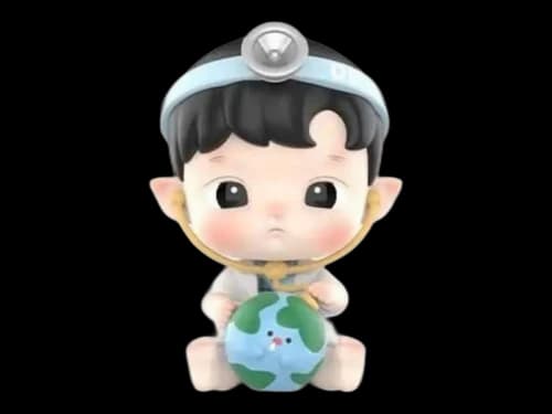 Pop Mart HACIPUPU My Little Hero Series Little Doctor Figure