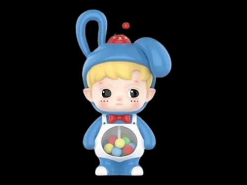 Pop Mart Hacipupu Rolling Time Machine Series Bunny Snow Cone Figure