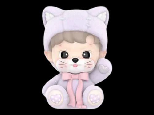 Pop Mart Hacipupu Rolling Time Machine Series Hey and See You! Figure
