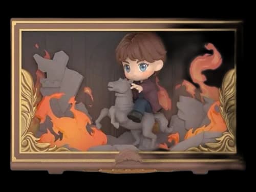 Pop Mart Harry Potter Hogwarts Biographical Series Scene Sets Ronald Weasley Scene Sets