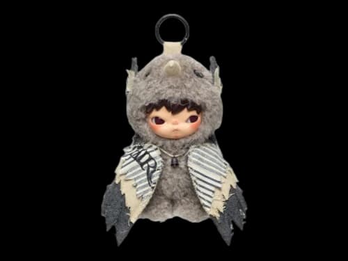 Pop Mart Hirono Mist Walker Series The Tempered Aegis Secret Edition Plush Doll Pendant