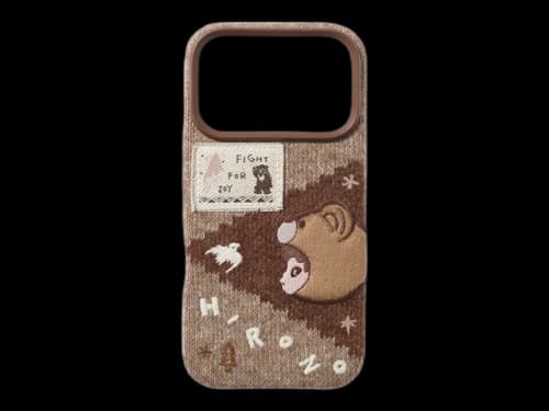 Pop Mart Hirono Road Journal Series Knitted Phone Case iPhone 17 Pro Max