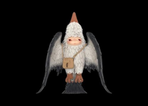 Pop Mart Hirono x Leah Dou In The Air Figurine