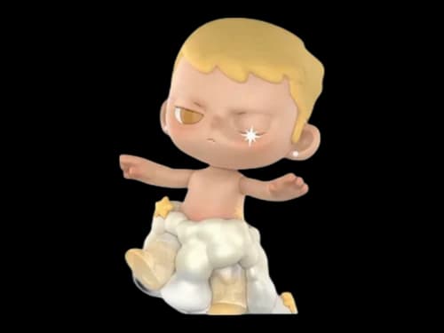 Pop Mart KUBO Angel's Poem Series Love Makes Me Shine Figure