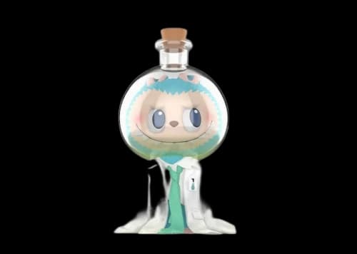 Pop Mart Labubu The Monsters Almost Hidden Series Flask Figure