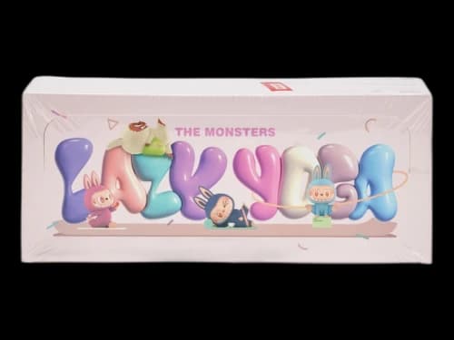 Pop Mart Labubu The Monsters Lazy Yoga Series Figures Sealed Case (10 Blind Box)