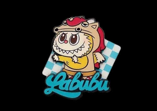Pop Mart Labubu The Monsters Let's Checkmate Series Knight Fridge Magnet