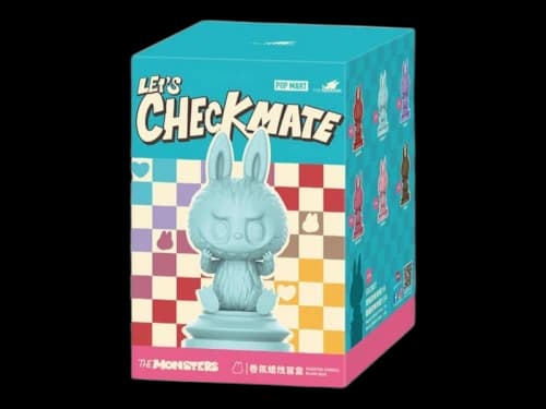 Pop Mart Labubu The Monsters Let's Checkmate Series Scented Candle Single Blind Box