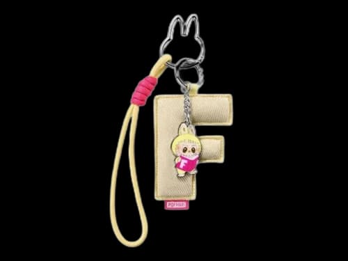 Pop Mart Labubu The Monsters Pin for Love Series "F" Letter Pendant
