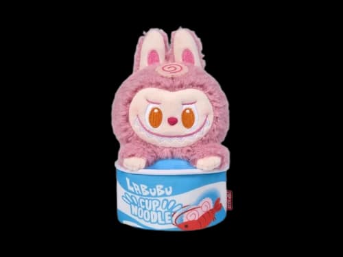 Pop Mart Labubu The Monsters Wacky Mart Series Cup Noodles Figure Storage Bag (Seafood)