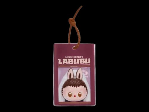 Pop Mart Labubu The Monsters Wacky Mart Series Onigiri Pinch Pendant