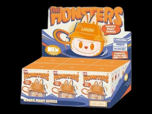 Pop Mart Labubu The Monsters Wacky Mart Series Tumbler Blind Box Sealed Case (6 Blind Box)
