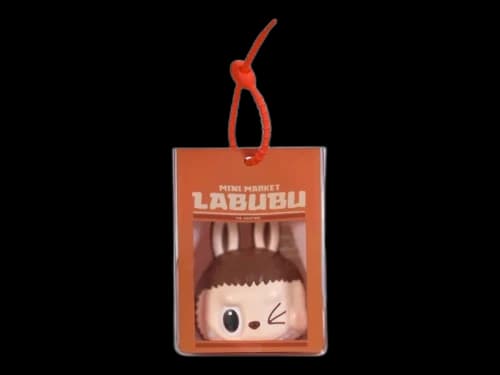 Pop Mart Labubu The Monsters Wacky Mart Series Yakitori Pinch Pendant