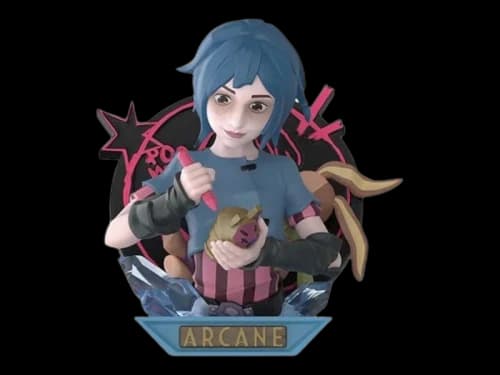 Pop Mart League of Legends Arcane Series Powder (Secret Edition) Figure
