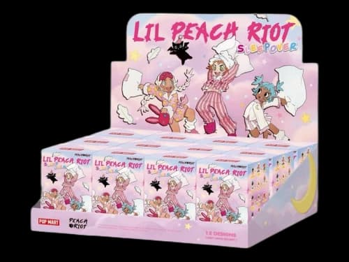Pop Mart Lil Peach Riot Sleepover Series Figures Sealed Case (12 Blind Boxes)