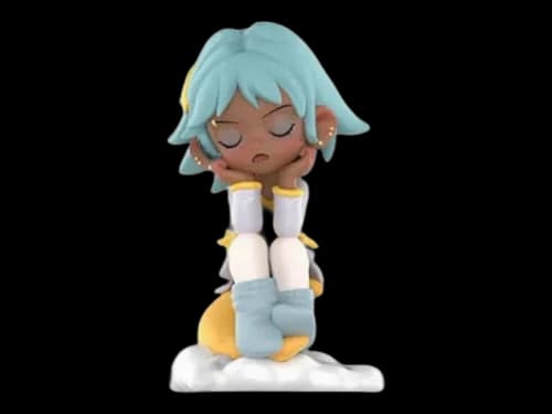 Pop Mart Lil Peach Riot Sleepover Series Frankie-Moon Figure