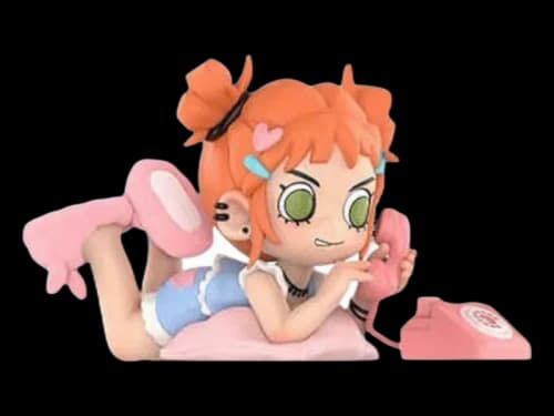 Pop Mart Lil Peach Riot Sleepover Series Gigi-Prank Call Figure