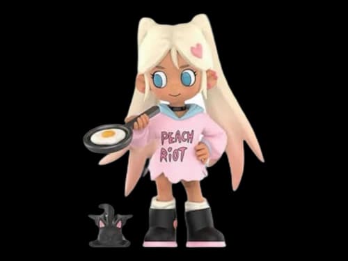 Pop Mart Lil Peach Riot Sleepover Series Poppy-Breakfast Figure
