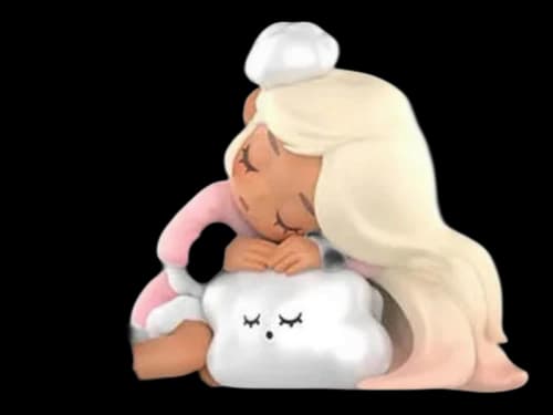 Pop Mart Lil Peach Riot Sleepover Series Poppy-Cloud Figure