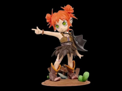 Pop Mart Lil Peach Riot Western Riot Gigi Figurine